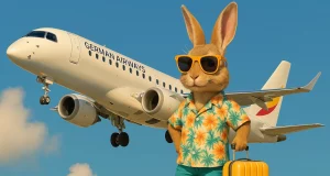 Subwoofer & Goodie Bags bei German Airways
