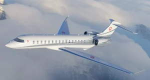 Global 7500 zurück im Dienst