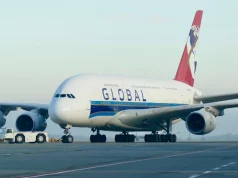 Flugzeuggigant A380 am BER