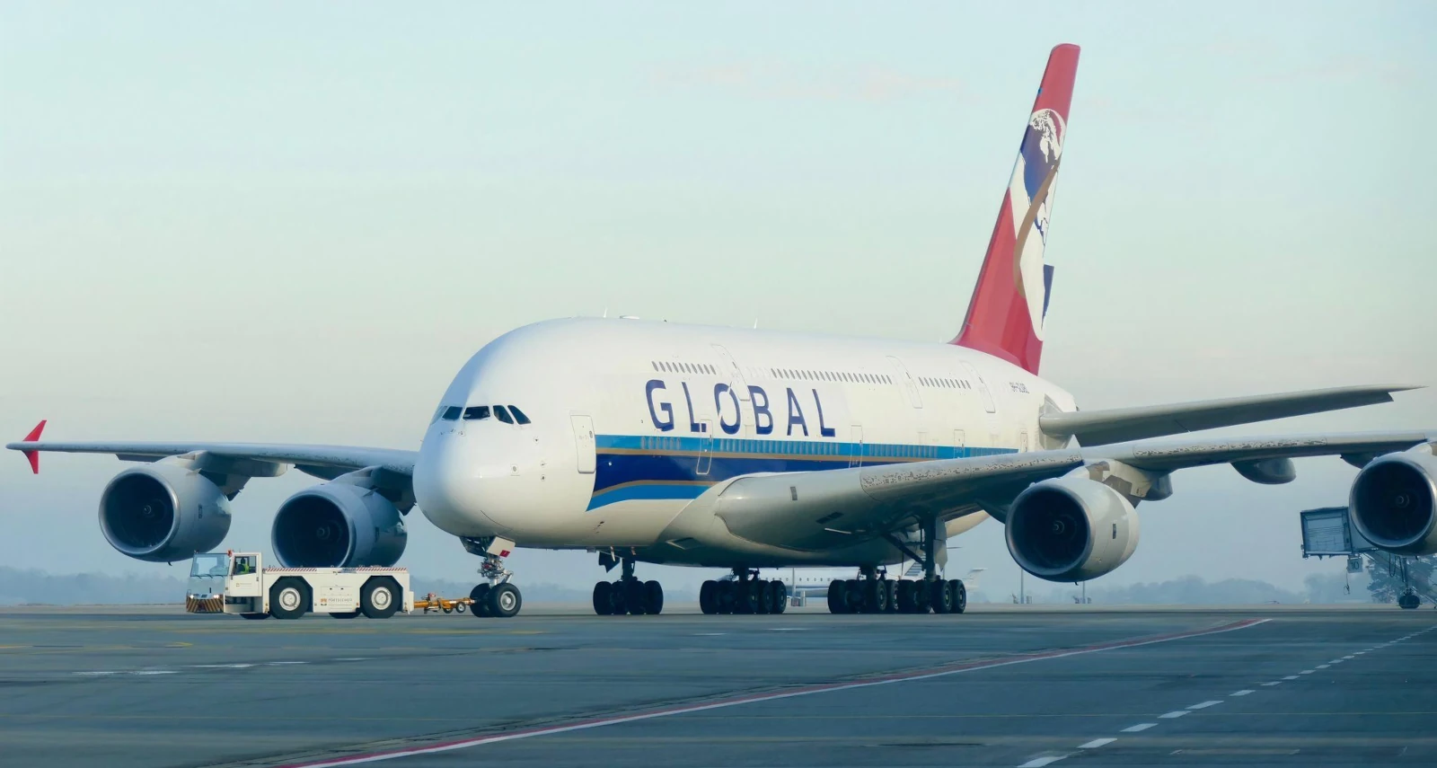 Flugzeuggigant A380 am BER