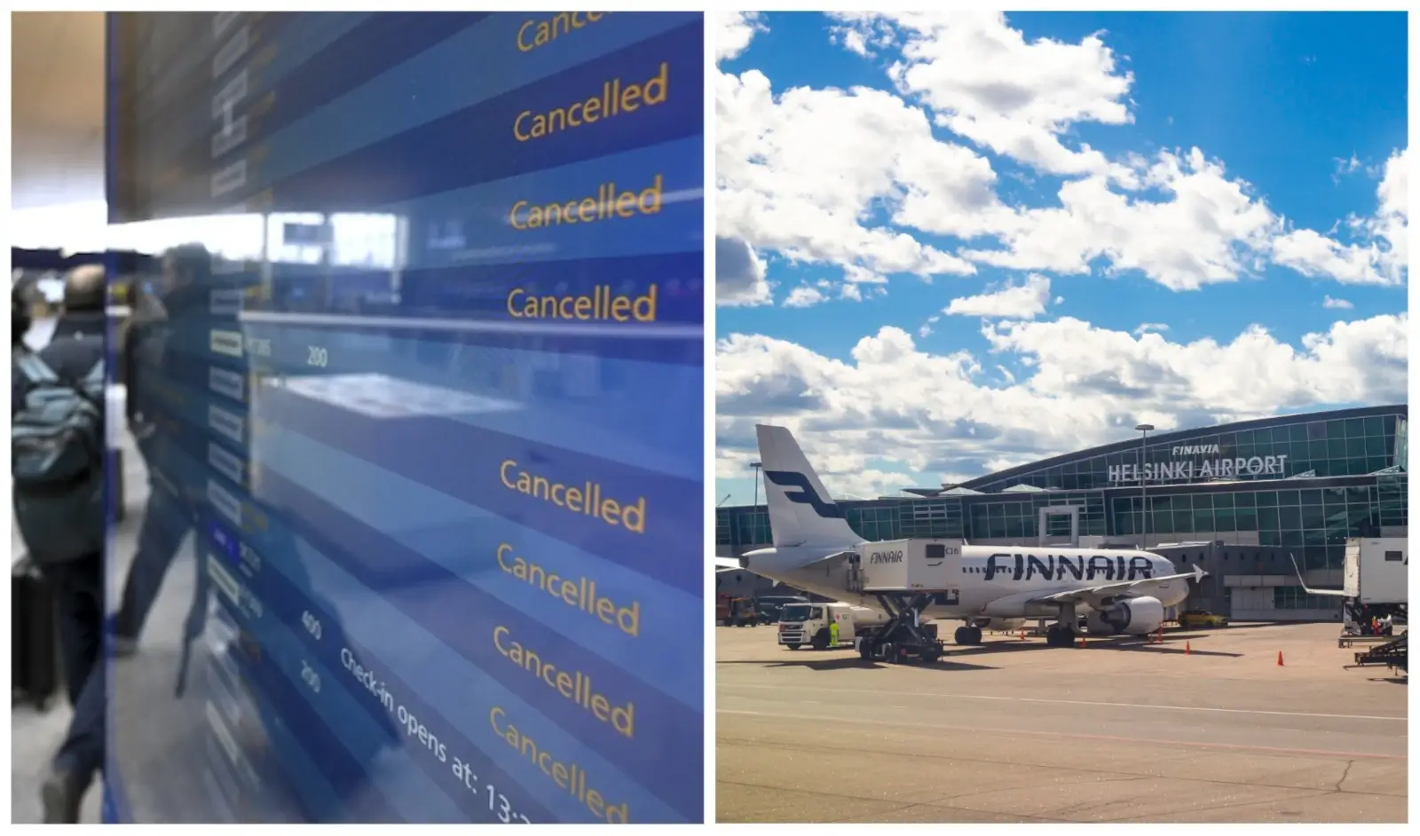 Finnair-Streik in Helsinki