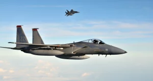 F-15 begleiten Air Force One