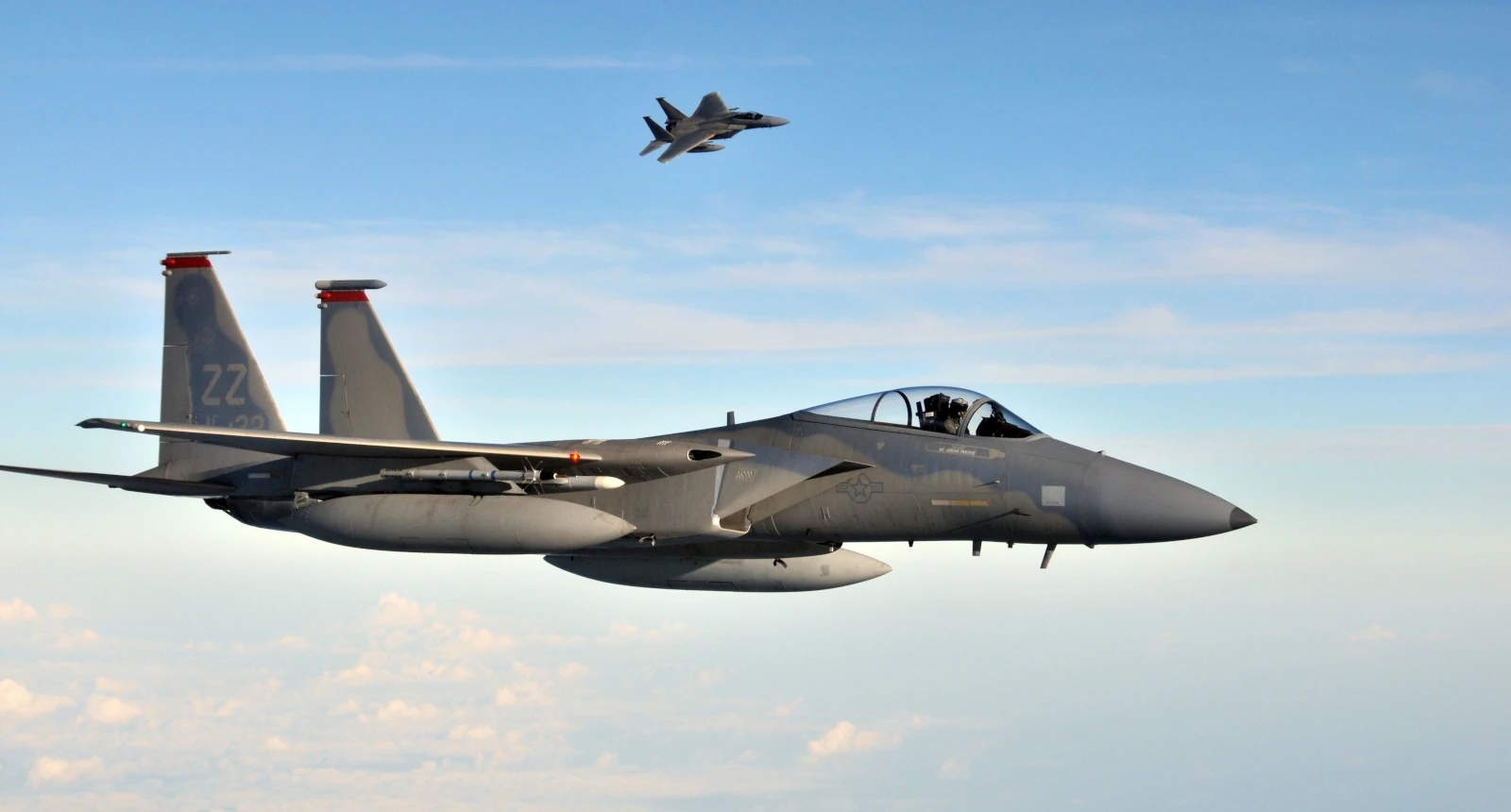 F-15 begleiten Air Force One