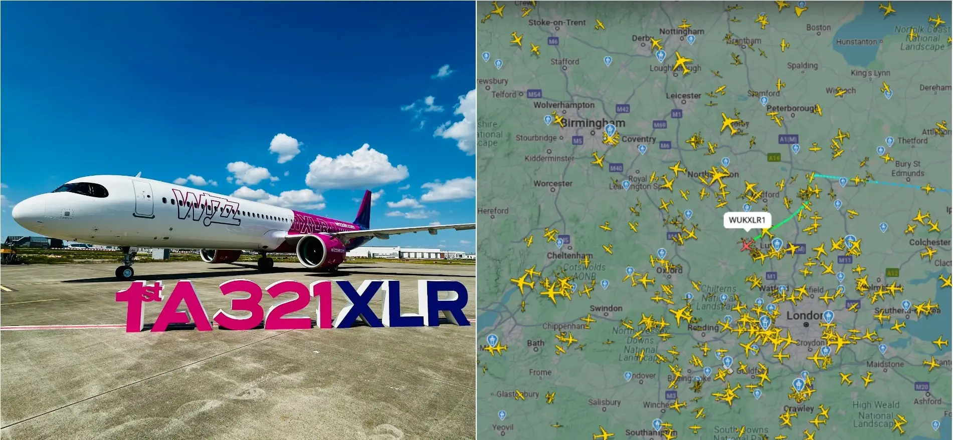 Erste A321XLR ist auf dem Weg nach London