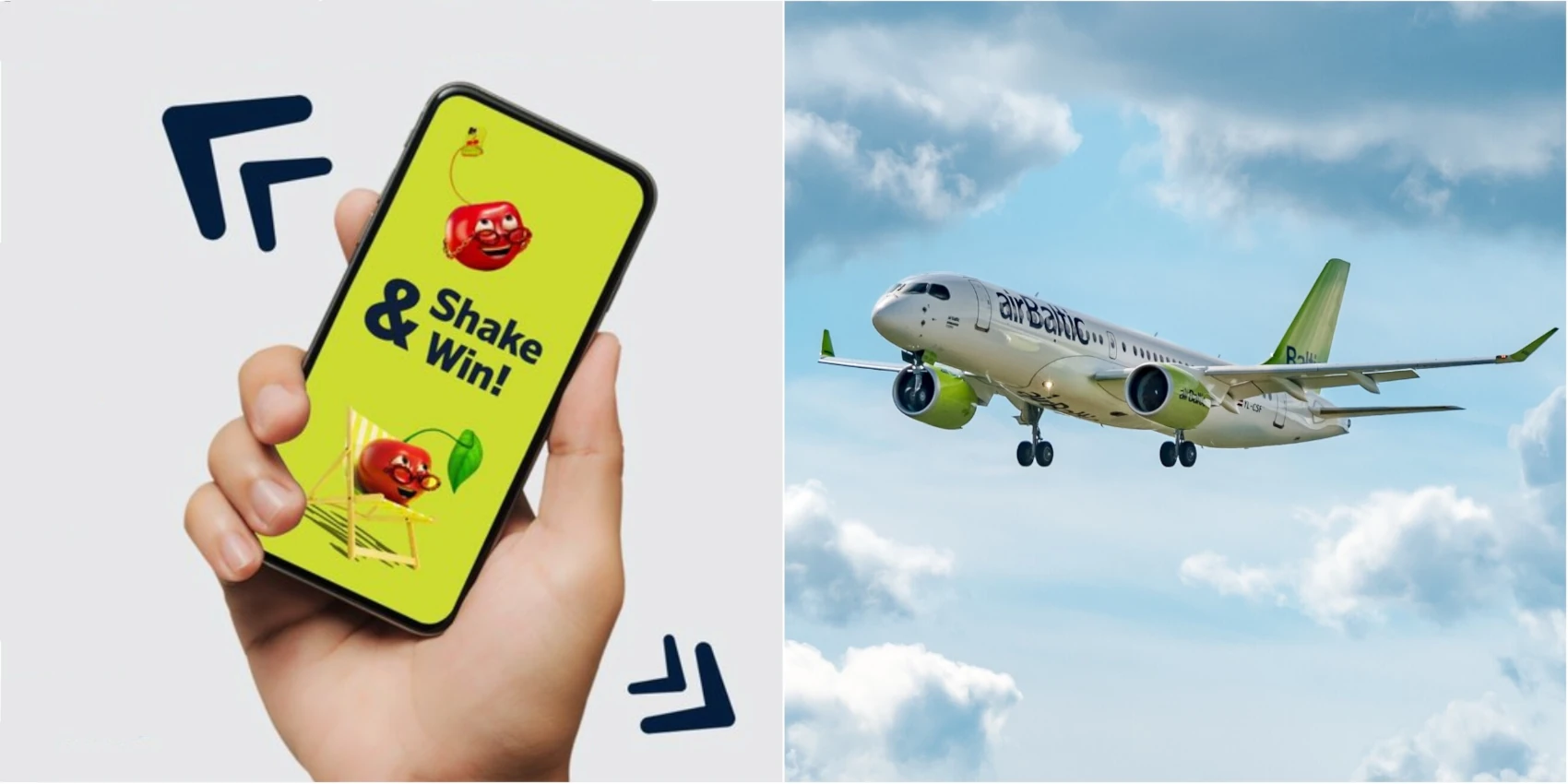 Shake&Win bei airBaltic