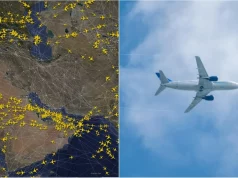 Blick auf den iranischen Luftraum