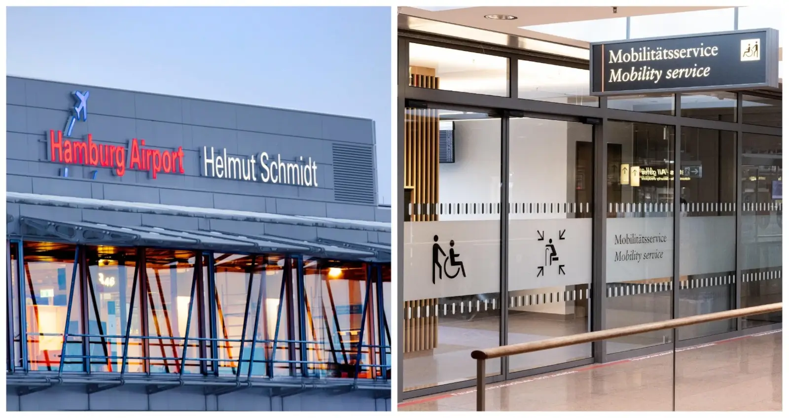 Mobilitätshilfe am Flughafen Hamburg