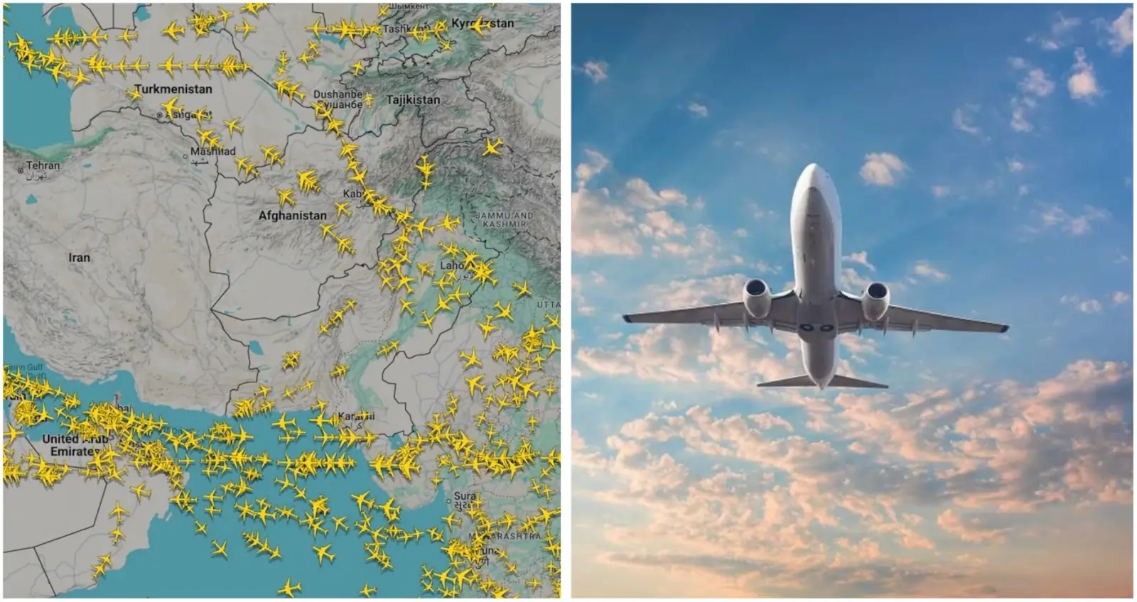 Airlines nutzen Afghanistan-Luftraum