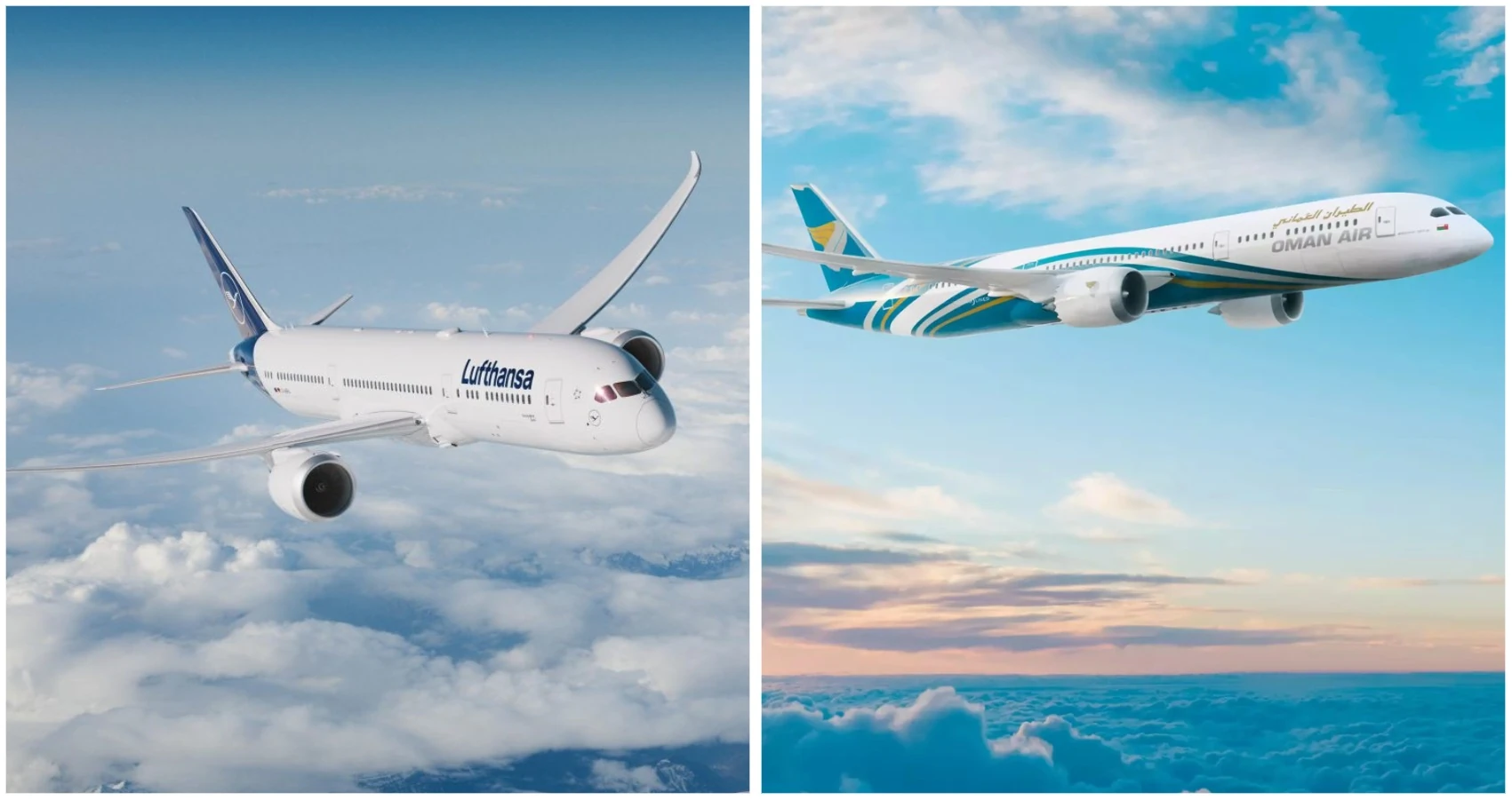Codeshare-Ziele bei Oman Air und Lufthansa