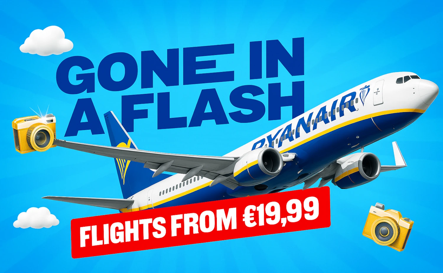 Ryanair bietet günstige Tickets an