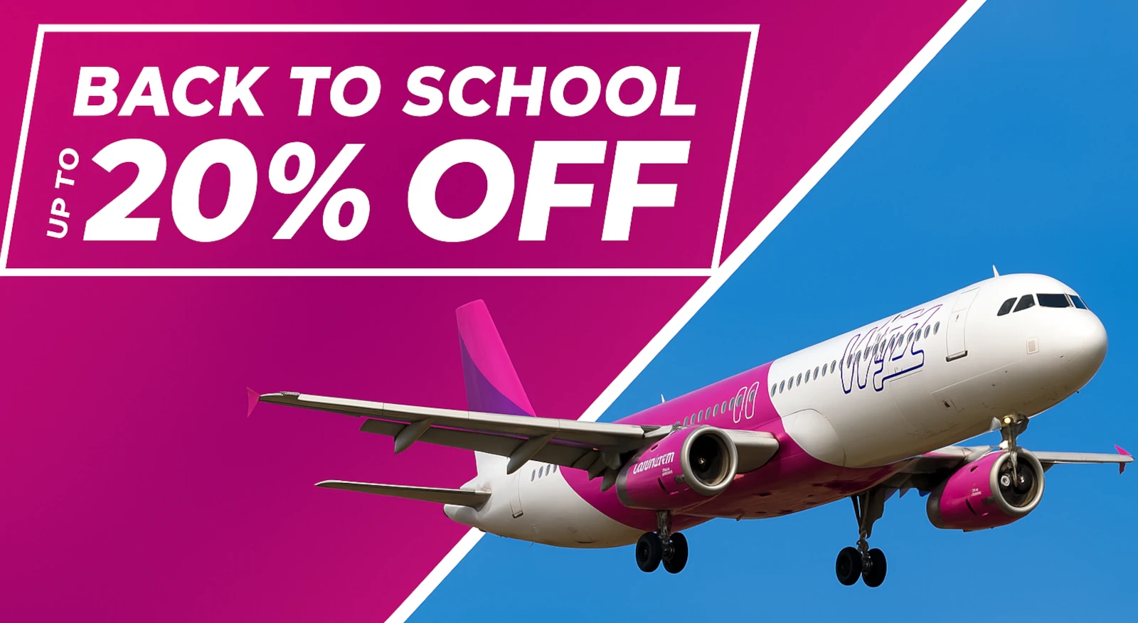 Schulstart-Deal bei Wizz Air
