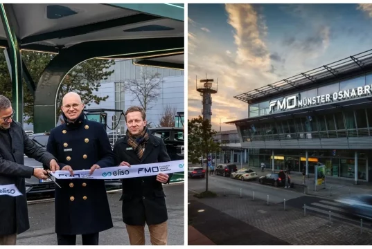 Neuer Schnelllade-Hub für E-Autos am Flughafen Münster/Osnabrück