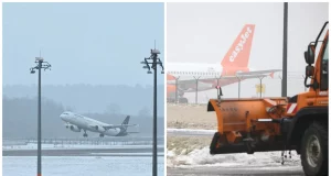 Winterwetter legt BER lahm